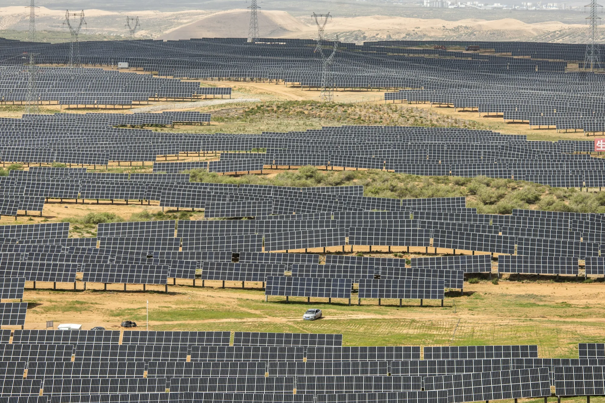 China’s glut of solar panels.