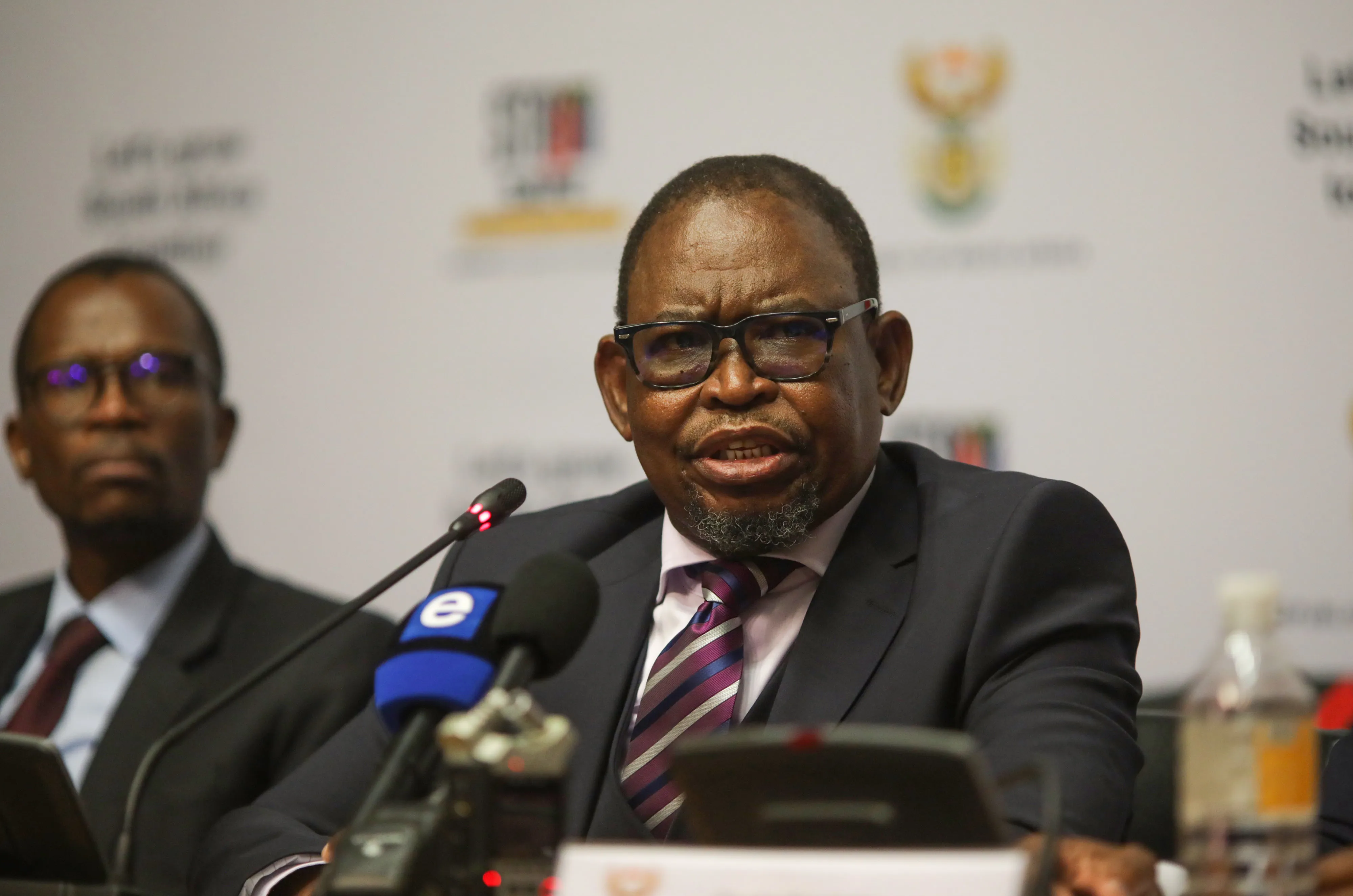 Enoch Godongwana on Feb. 23.