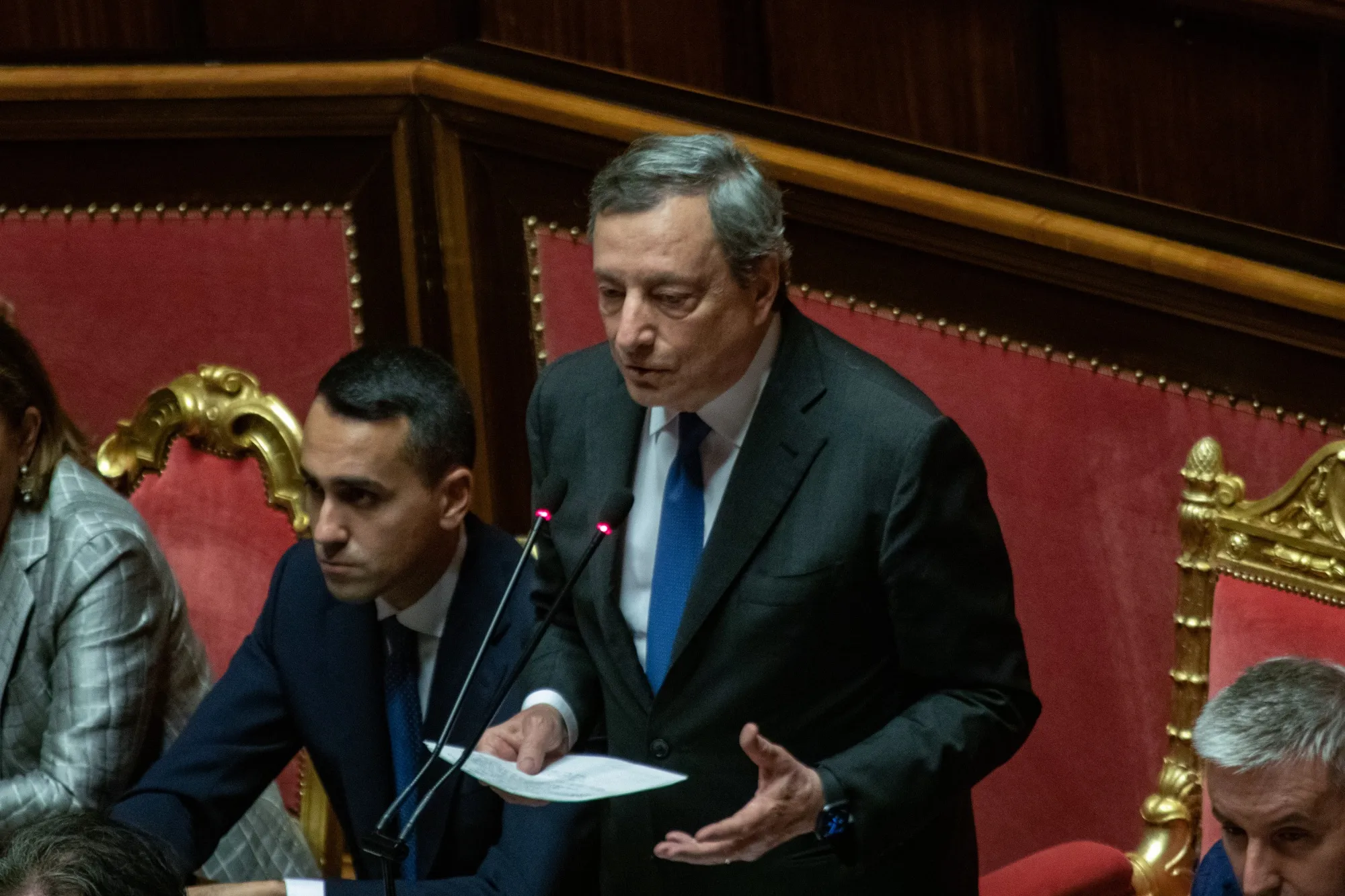 Mario Draghi on July 20.