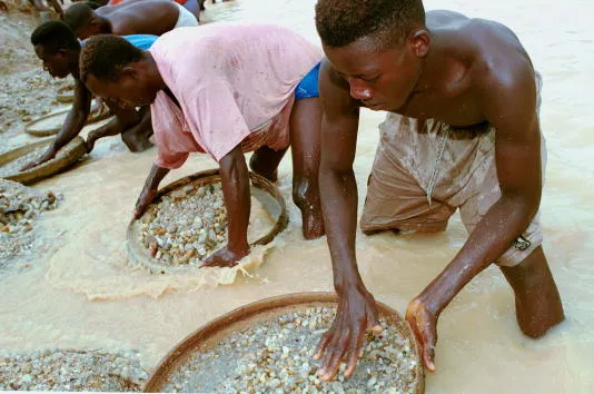 Sifting for trouble.

