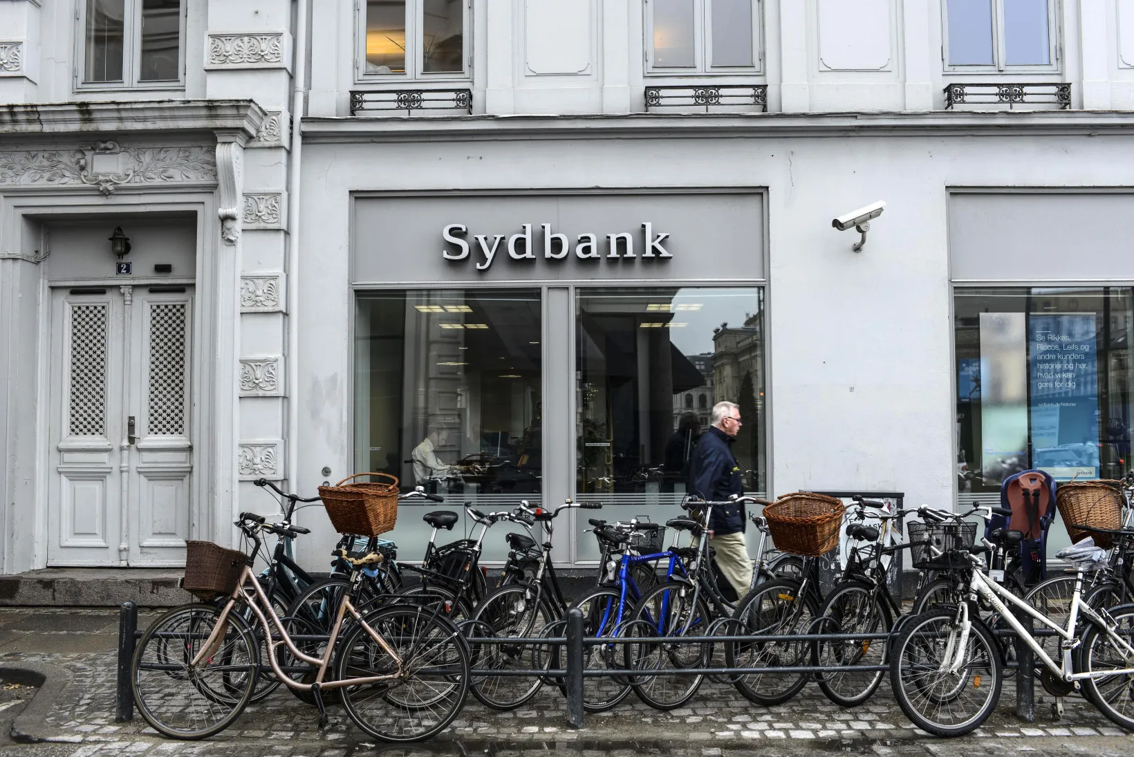 A Sydbank A/S bank branch in Copenhagen.