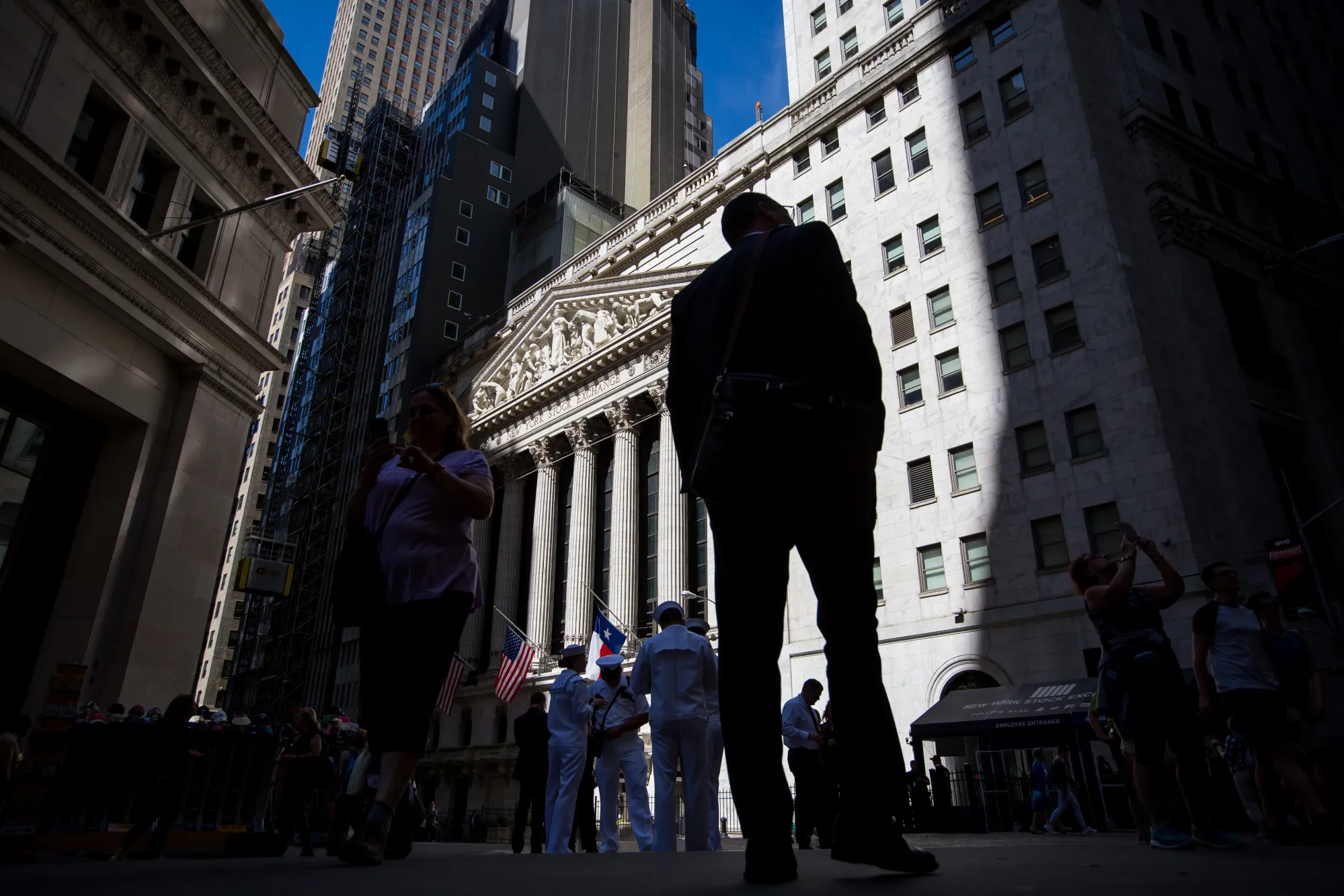 Trading On The Floor Of The NYSE As Stocks, Dollar Jump While China Trade Tensions Cool 