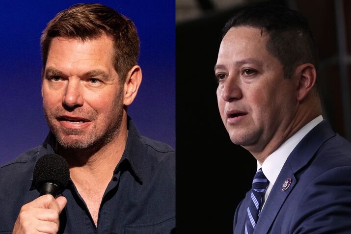 Eric Swalwell and Tony Gonzales Diptych