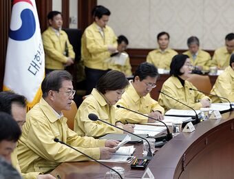 relates to South Korea Braces for Economic Pain as Virus Cases Soar