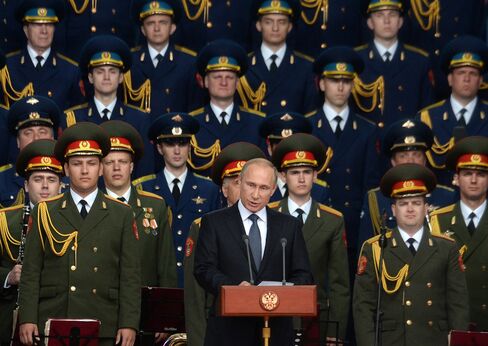 Vladimir Putin Speaks at Army-2015 Today