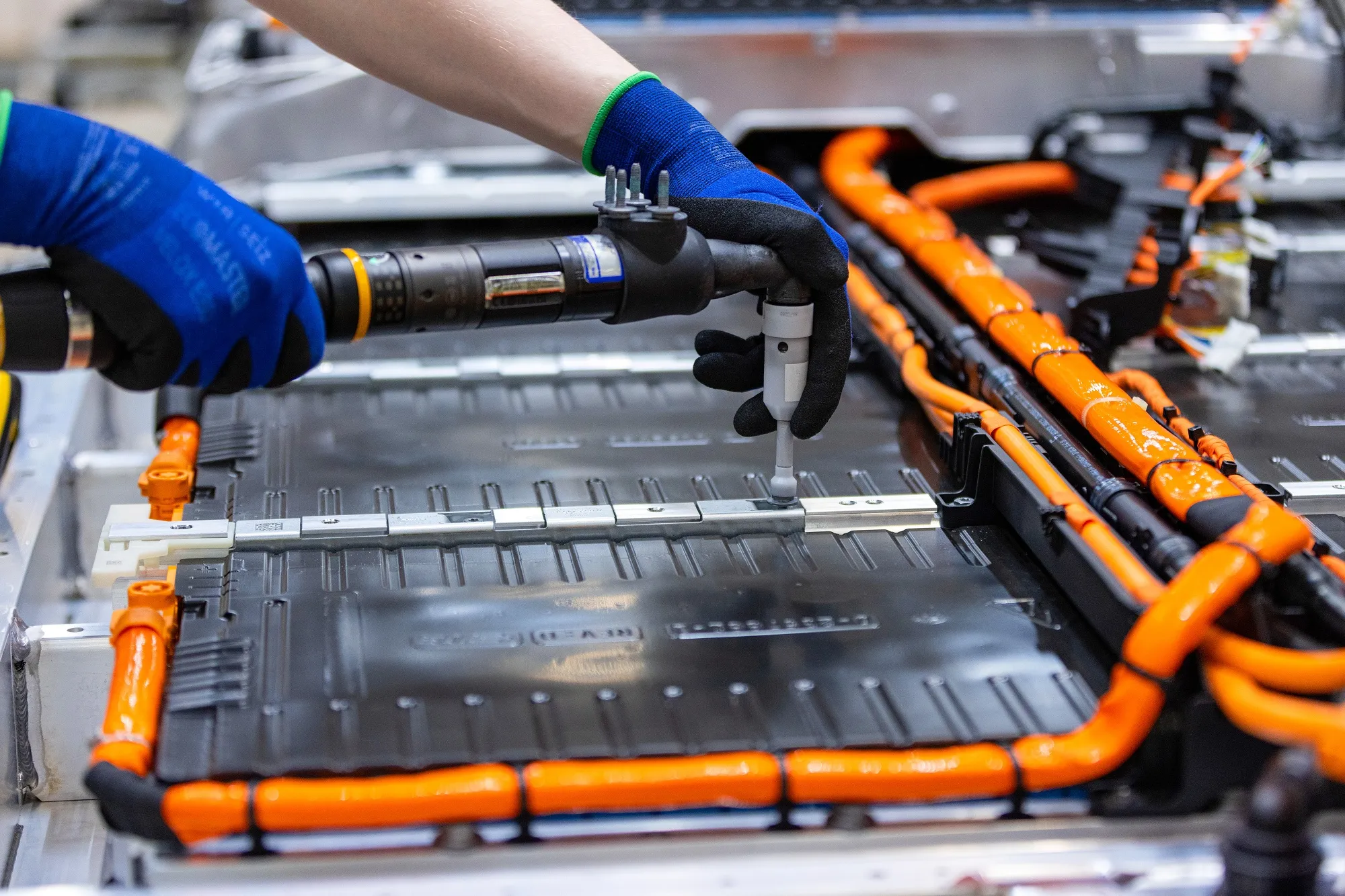 An electric vehicle battery.