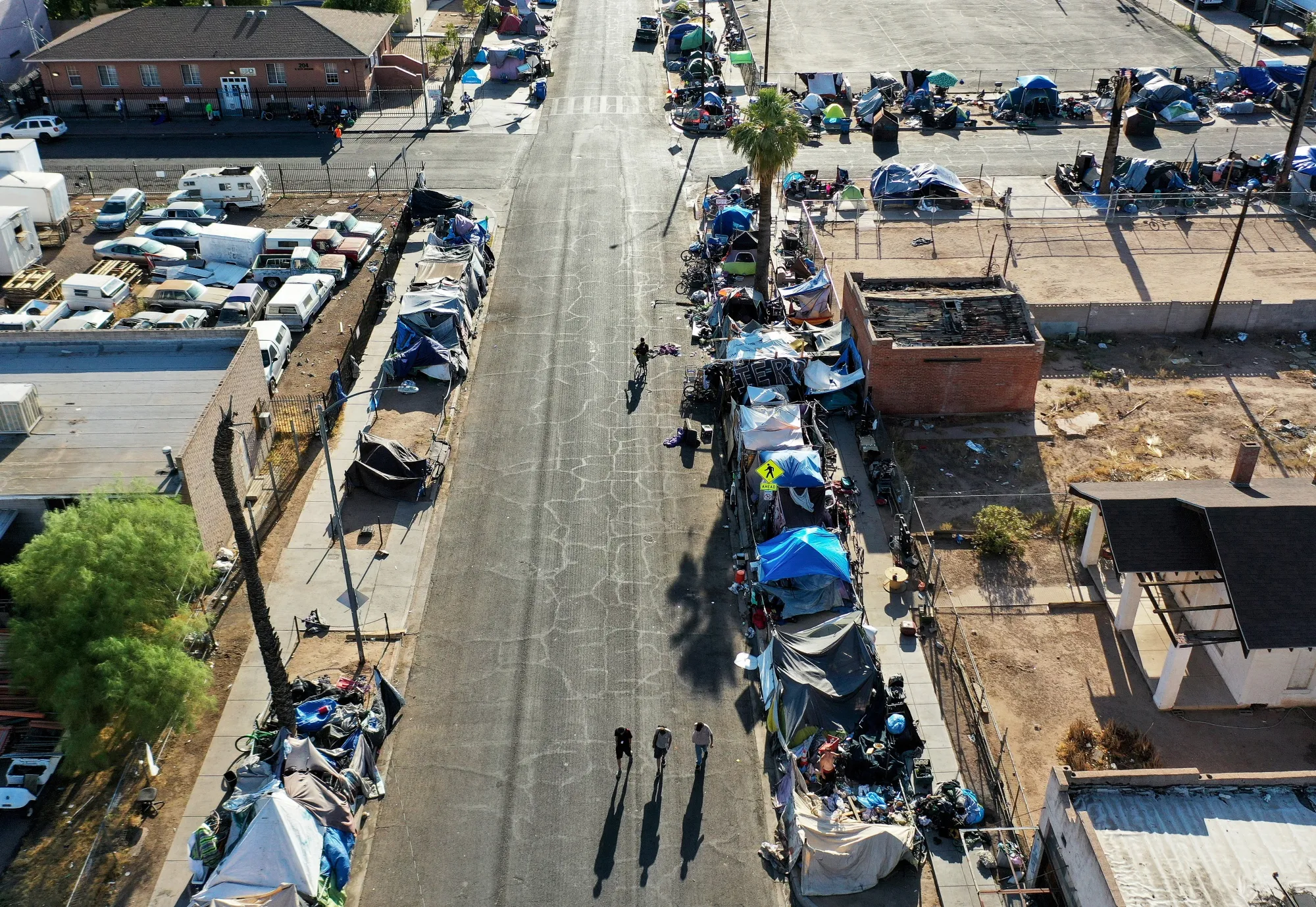 The unhoused population in Phoenix is especially at risk to heat-related death.