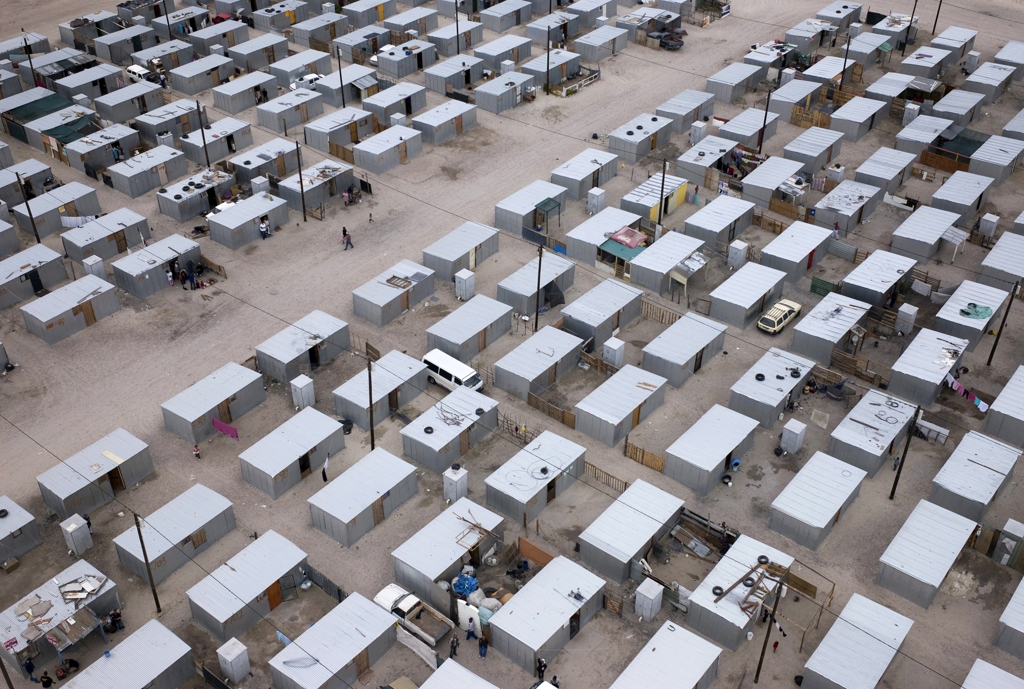 Subsidized housing built by the local government in the township of Delft outside Cape Town, in March 2009.