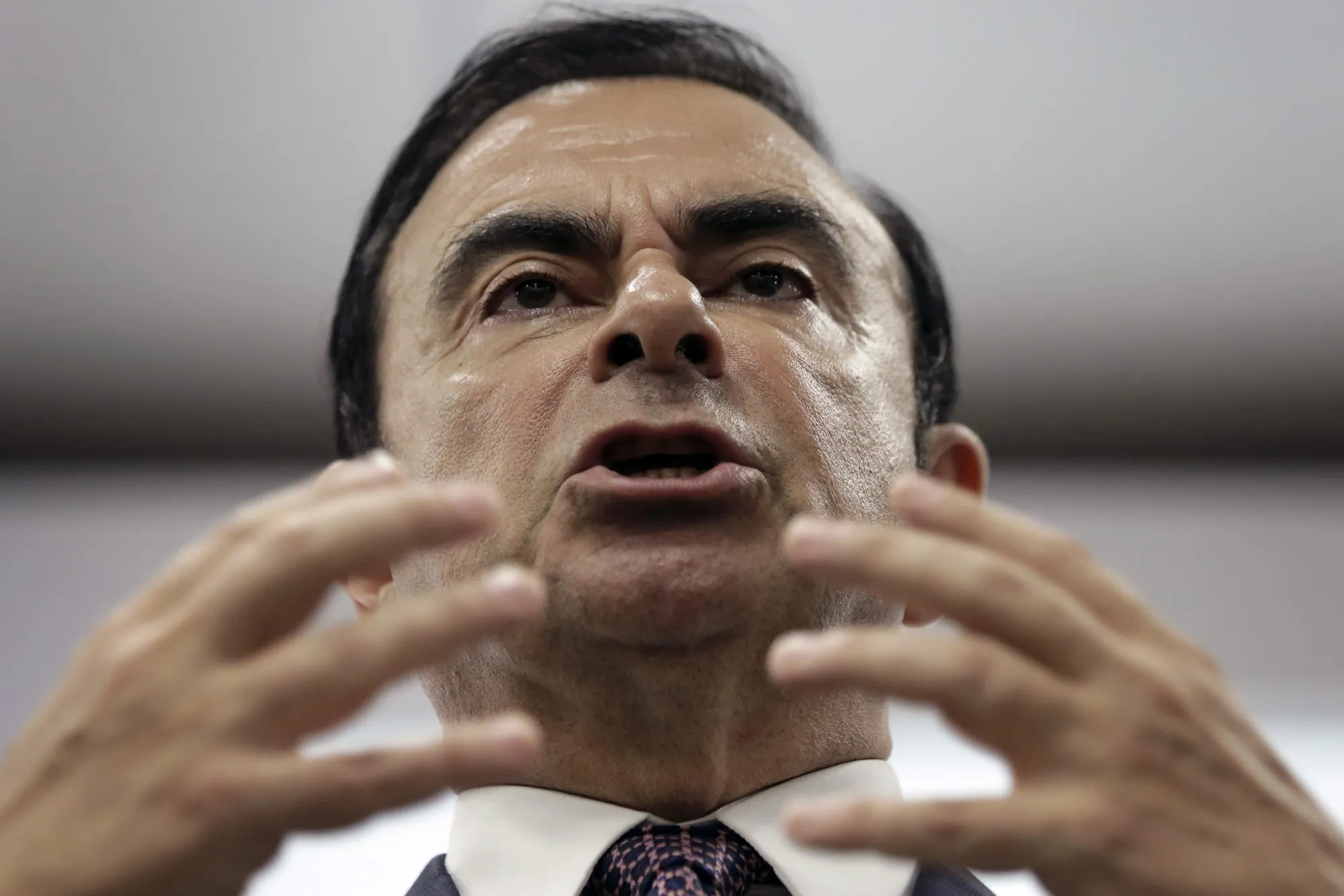 Nissan CEO Carlos Ghosn Makes Earnings