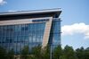 Regeneron Pharmaceuticals signage in Tarrytown, N.Y., U.S.