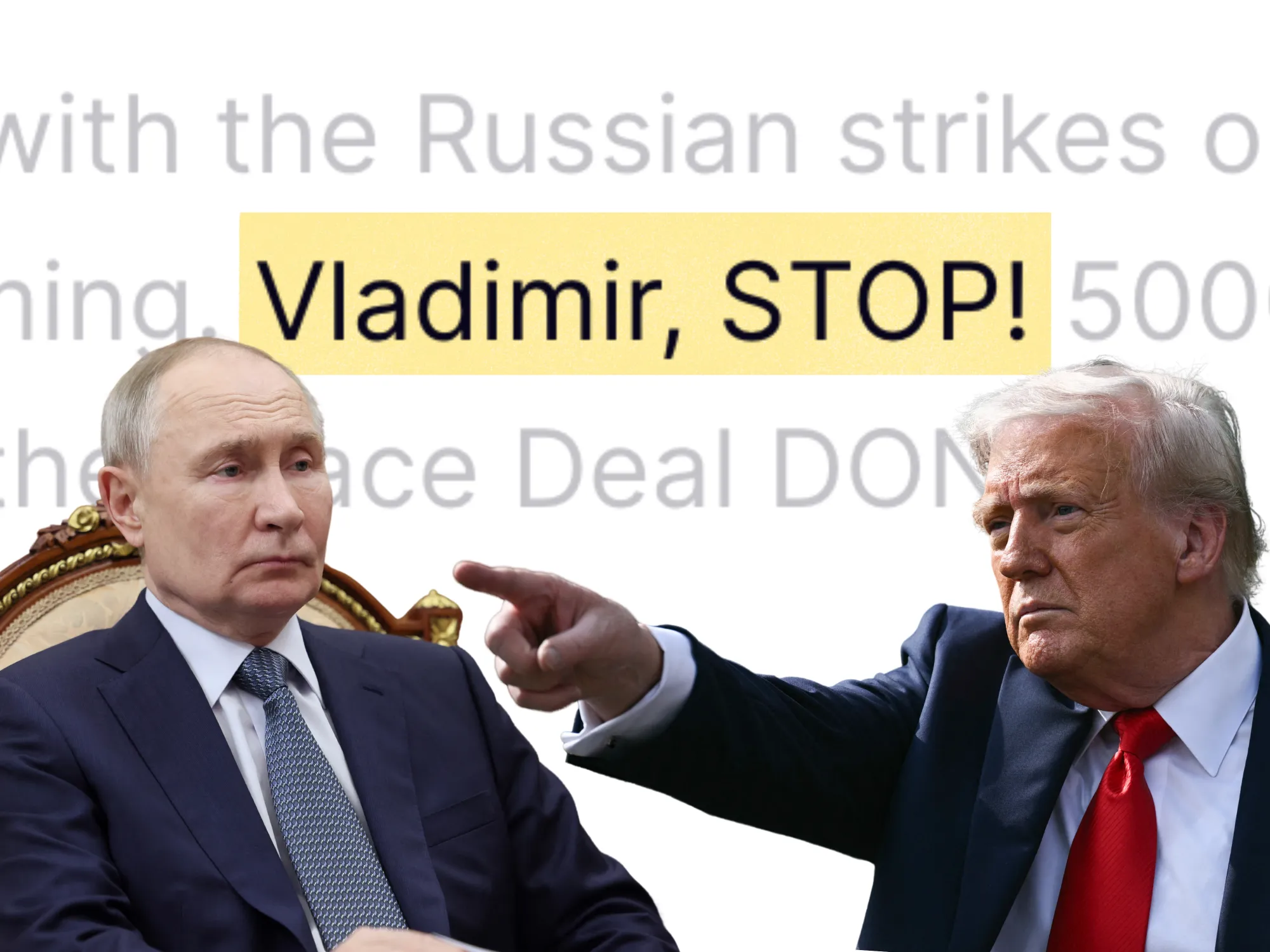 You can’t end a war on Truth Social.