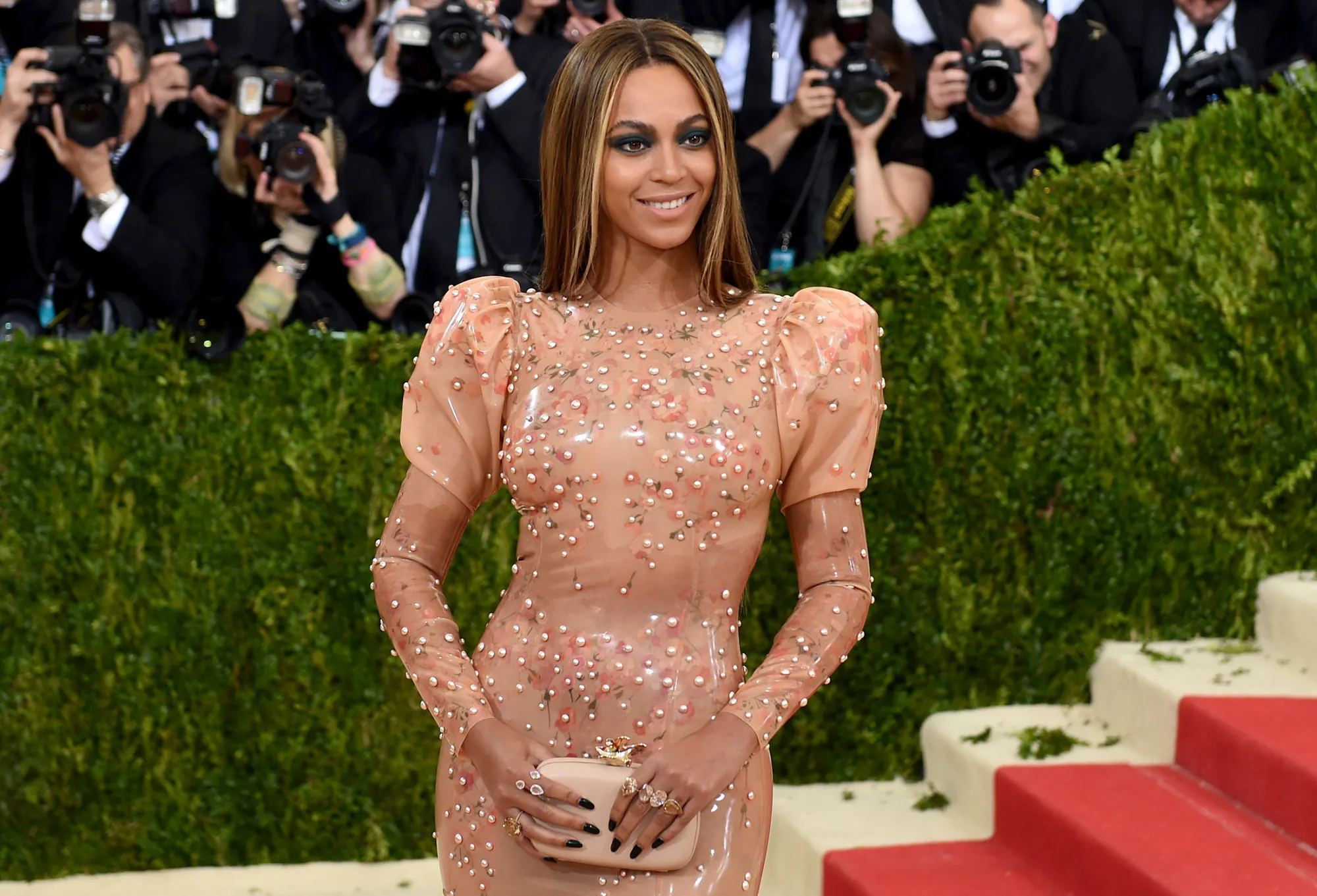 Beyonce arrives for the Costume Institute Benefit at the Metropolitan Museum of Art in New York, on May 2, 2016.
