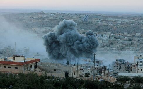 Russia carries out airstrikes in Syria
