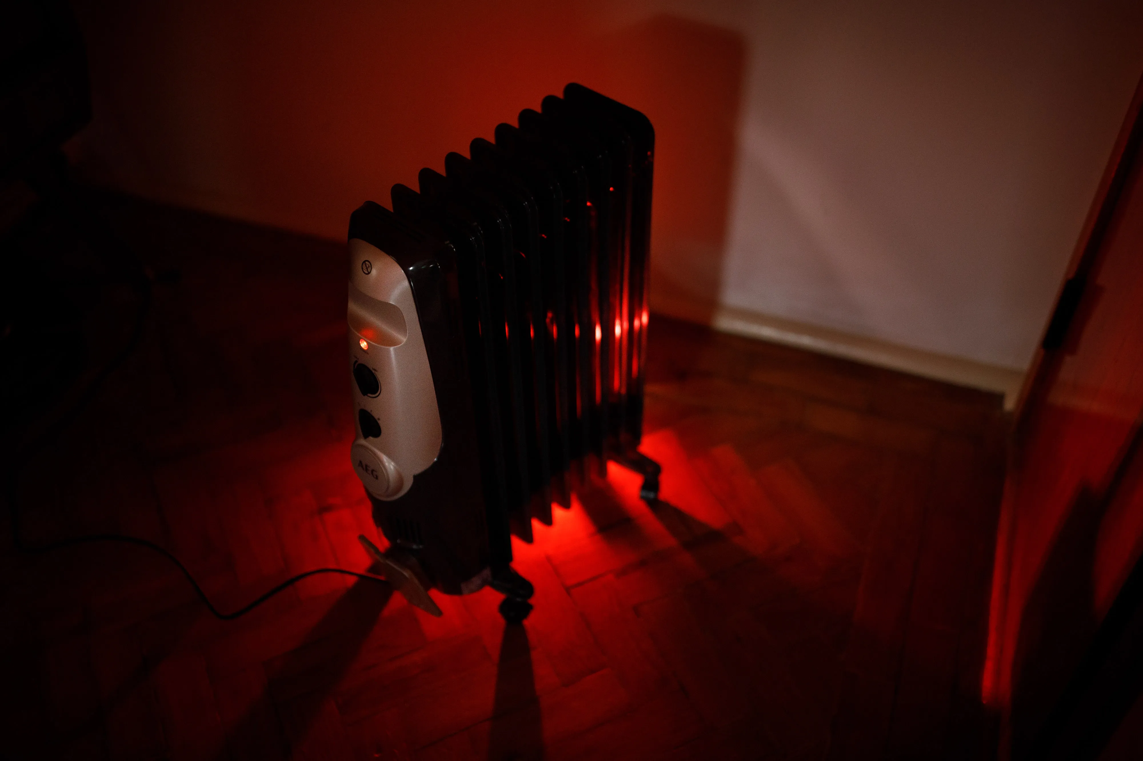 An electric heater in Lisbon, Portugal.