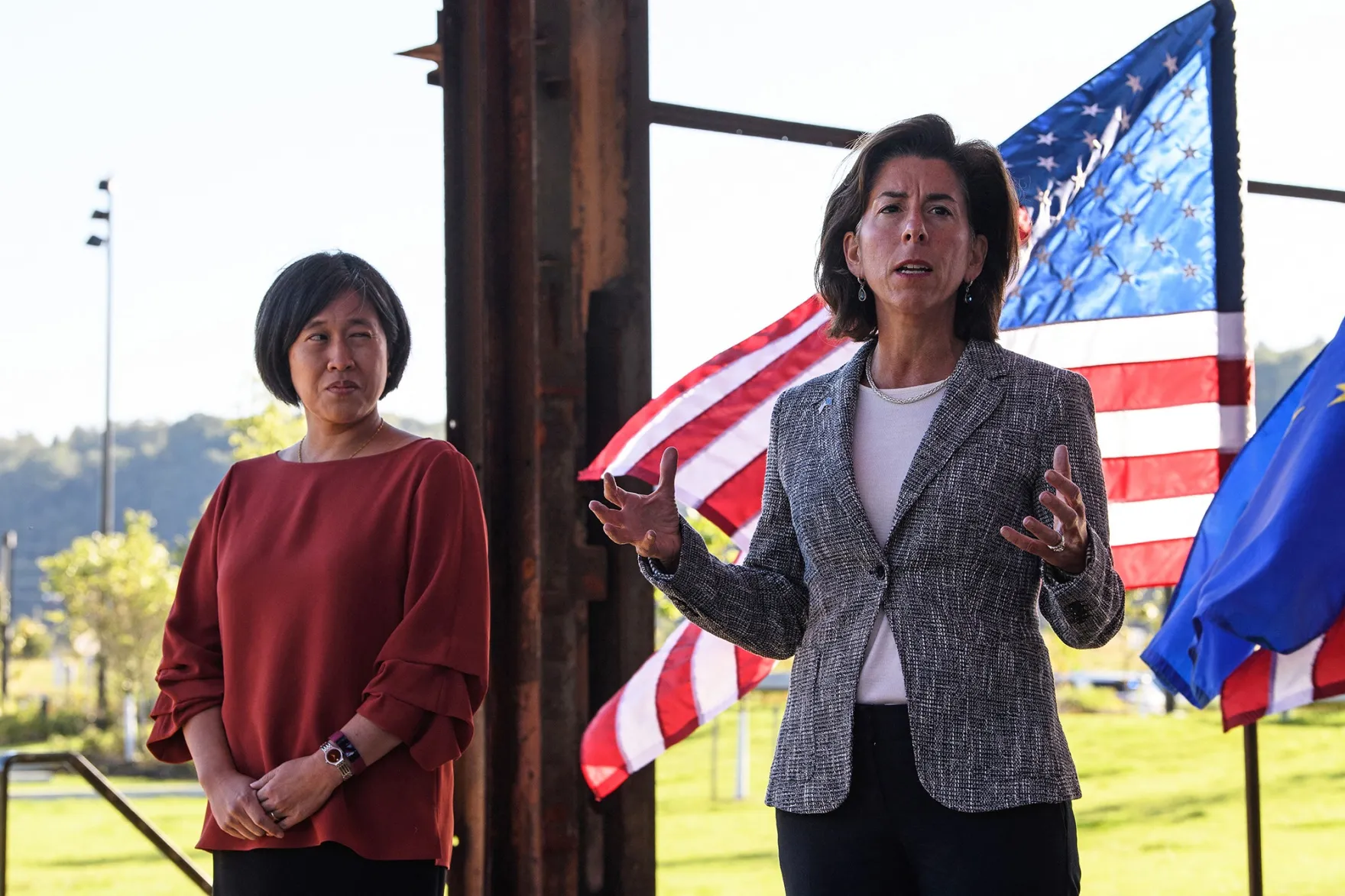 Katherine Tai and&nbsp;Gina Raimondo