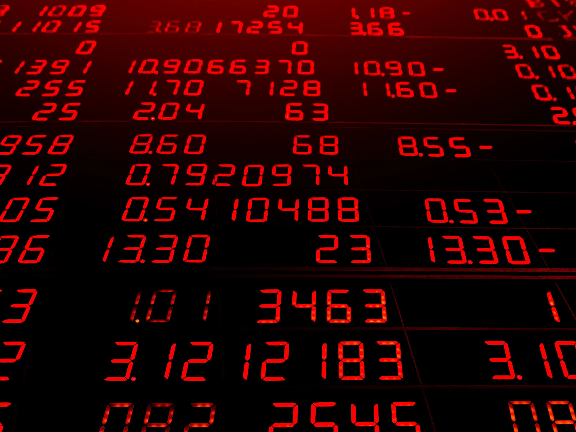 RF markets red