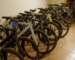 VanMoof e-bikes displayed at the company's store in San Francisco.