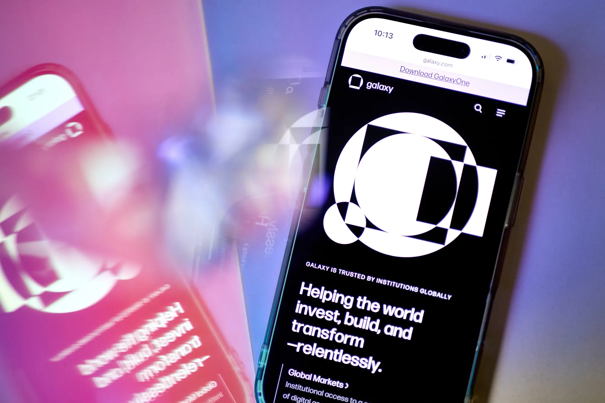 The Galaxy Digital website&nbsp;