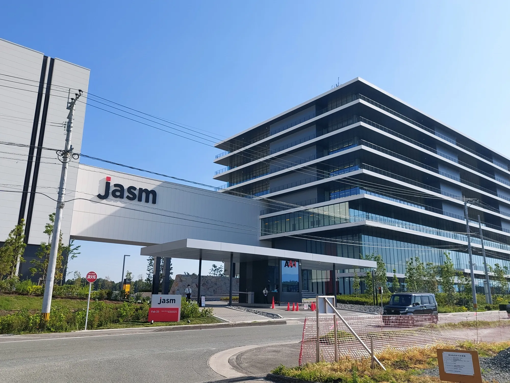 TSMCの熊本工場（2024年5月11日、熊本県菊陽町）