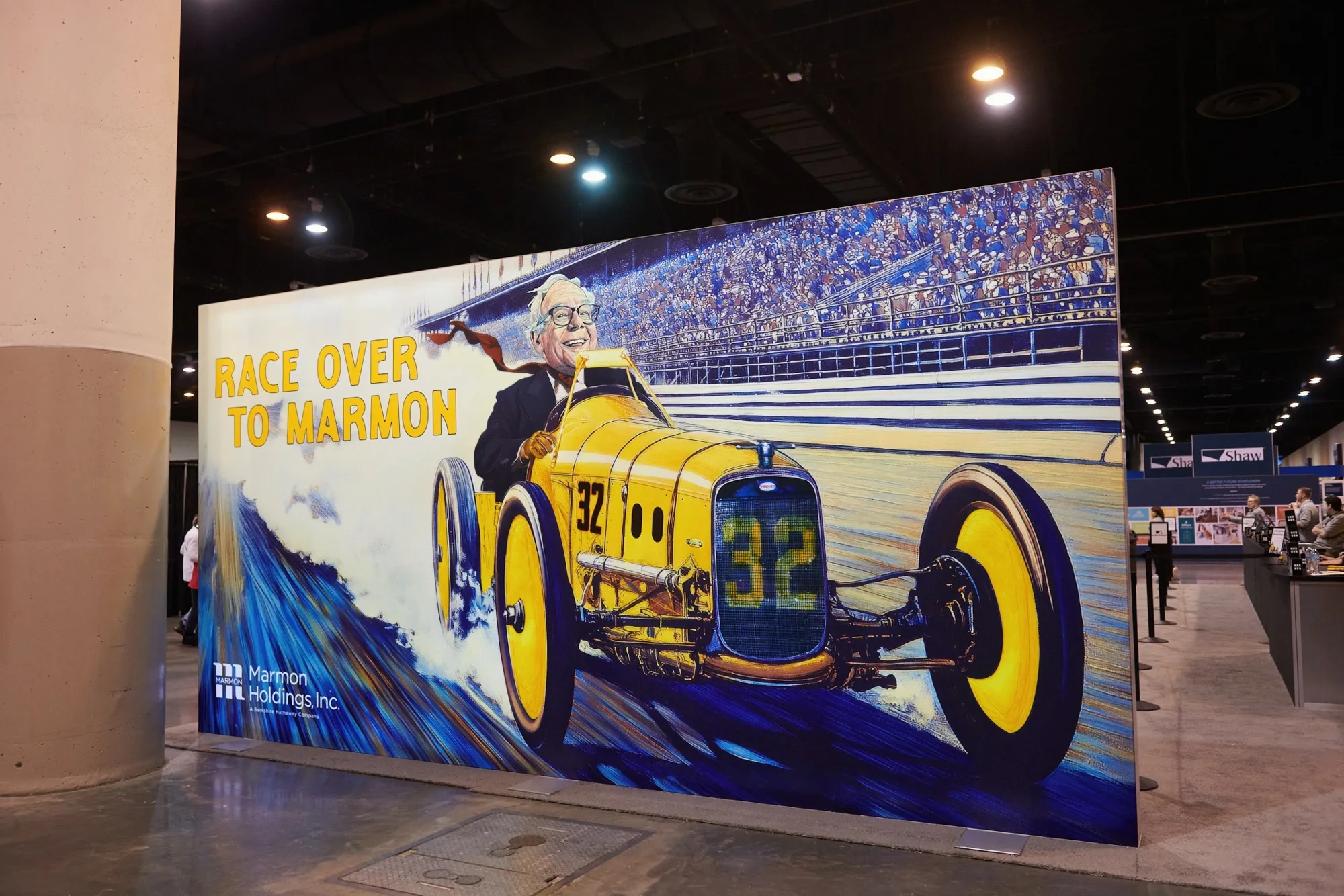 Near the finish line.