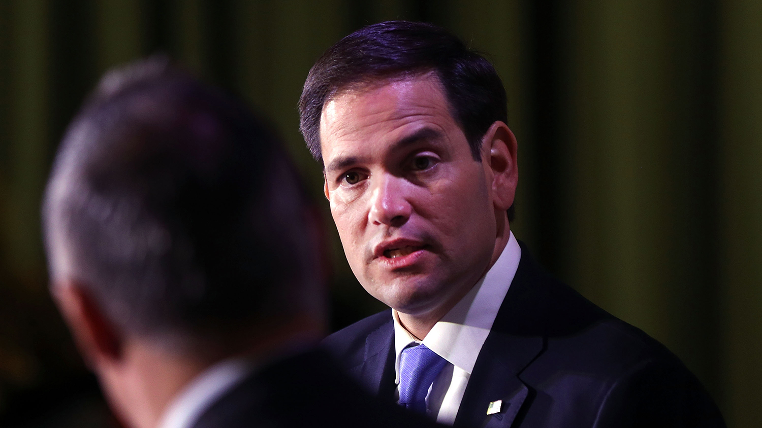 Republican presidential candidate Marco Rubio speaks on Oct. 6, 2015, in New York City.
