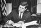 Kennedy signs the order of naval blockade of Cuba in 1962