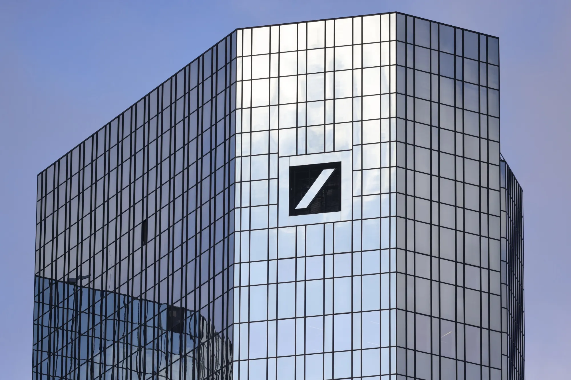 The Deutsche Bank AG headquarters in the financial district of Frankfurt.