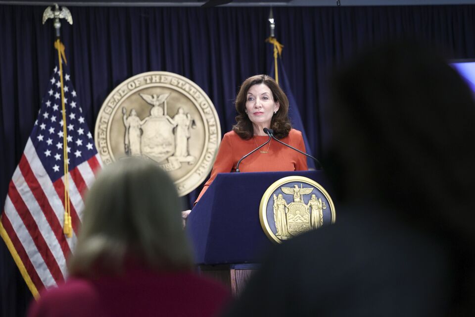 Hochul s 216 Billion N Y Budget Offers Property Tax Relief Bloomberg