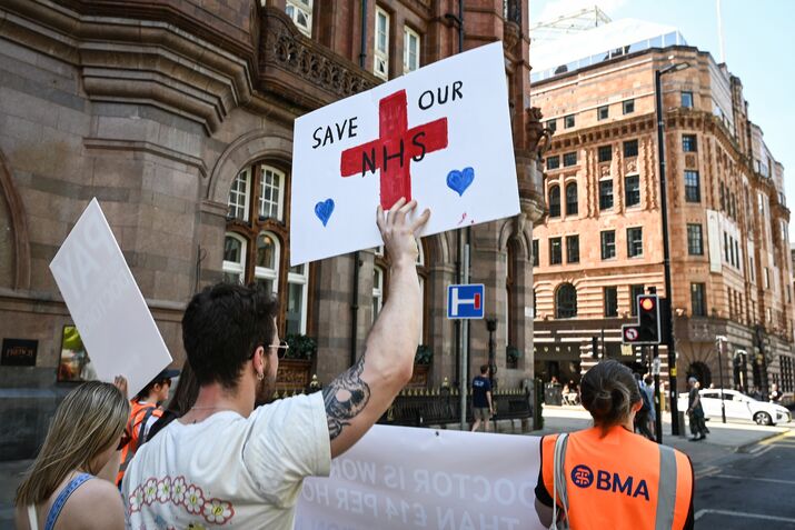 Second Day of Junior Doctor Strike Action in England