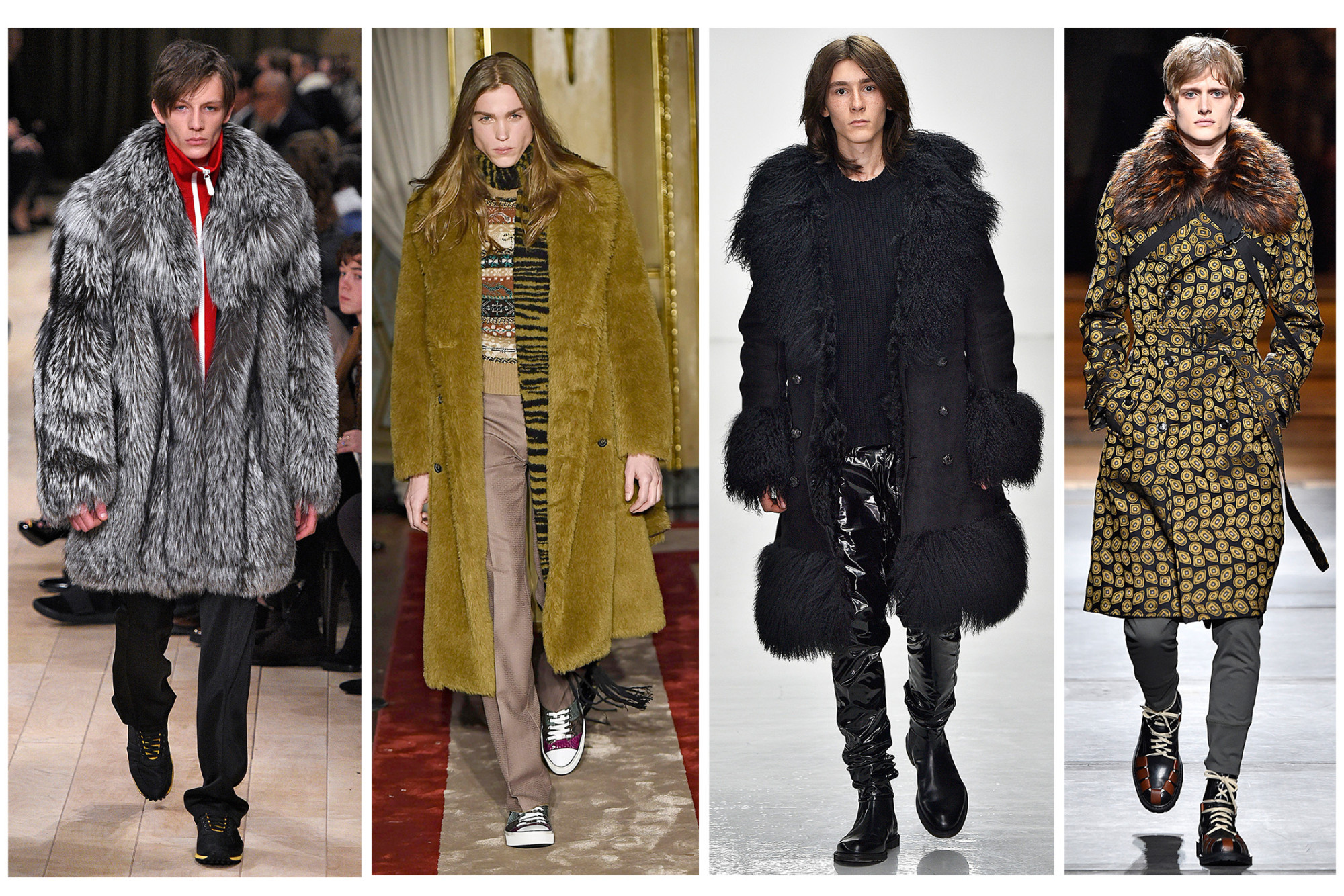 European Menswear Designers Are Pushing Fur for Fall 2016 - Bloomberg