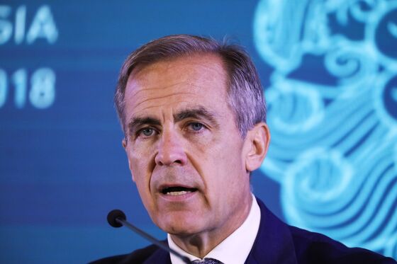 BOE’s Carney Warns Against ‘Weaponization’ of Financial Assets