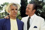 Steve Martin and Michael Caine star in the 1988 film “Dirty Rotten Scoundrels”