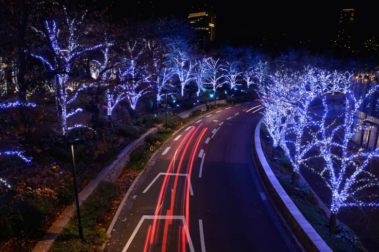 Christmas Illuminations And Shoppers As Bank Of Japan's Quarterly Tankan Remains Unchanged