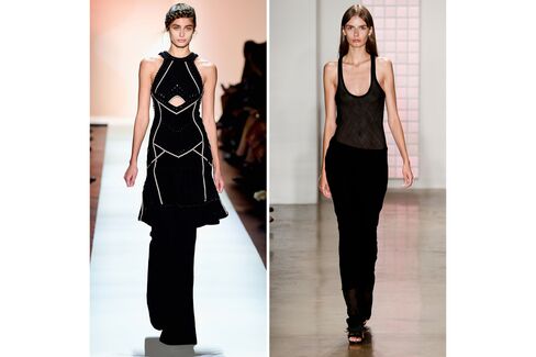 From left: Hervé Leger by Max Azria; Dion Lee.