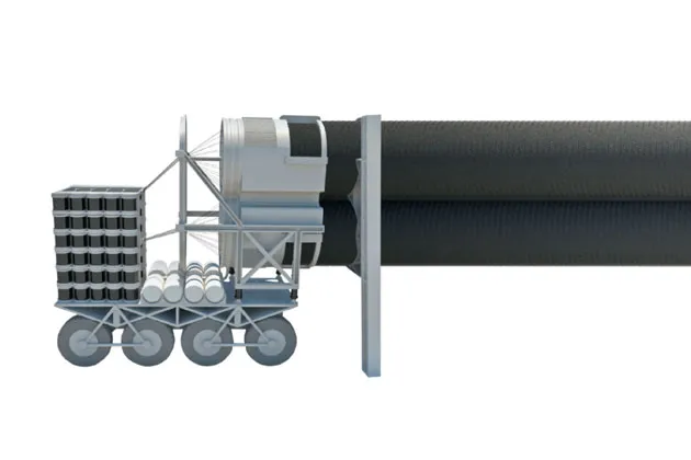 Rendering of the “knitter”