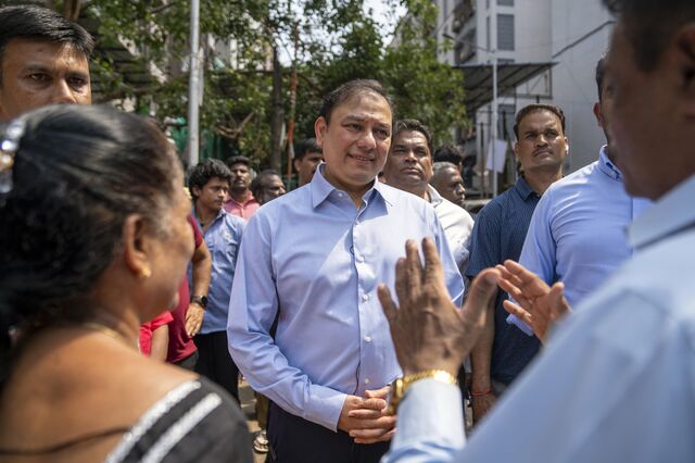 On a site visit to Dharavi in Mumbai.