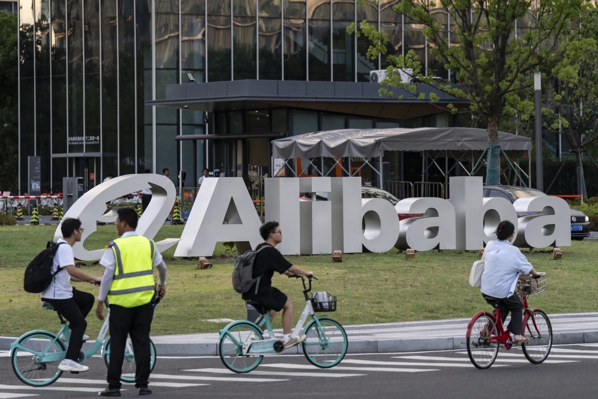 Alibaba Group Holding Ltd. headquarters in Hangzhou, China.