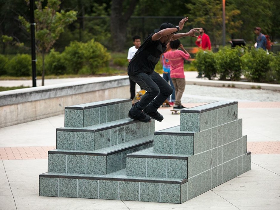 One of Jonathan Monk's &quot;skateable sculptures&quot;
