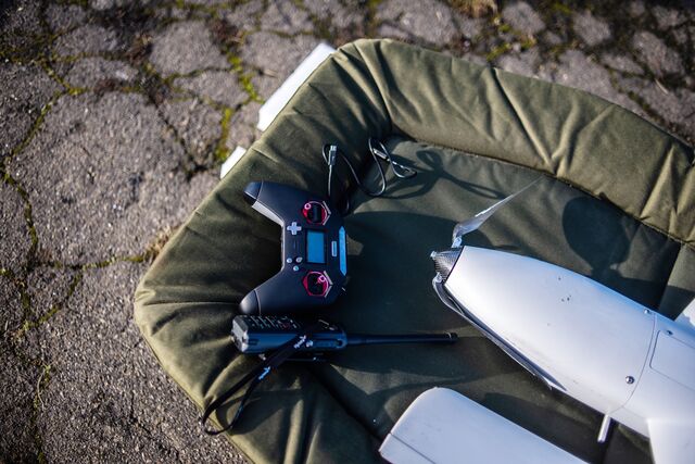 A test flight of the Punisher Drone, manufactured by UA Dynamics.