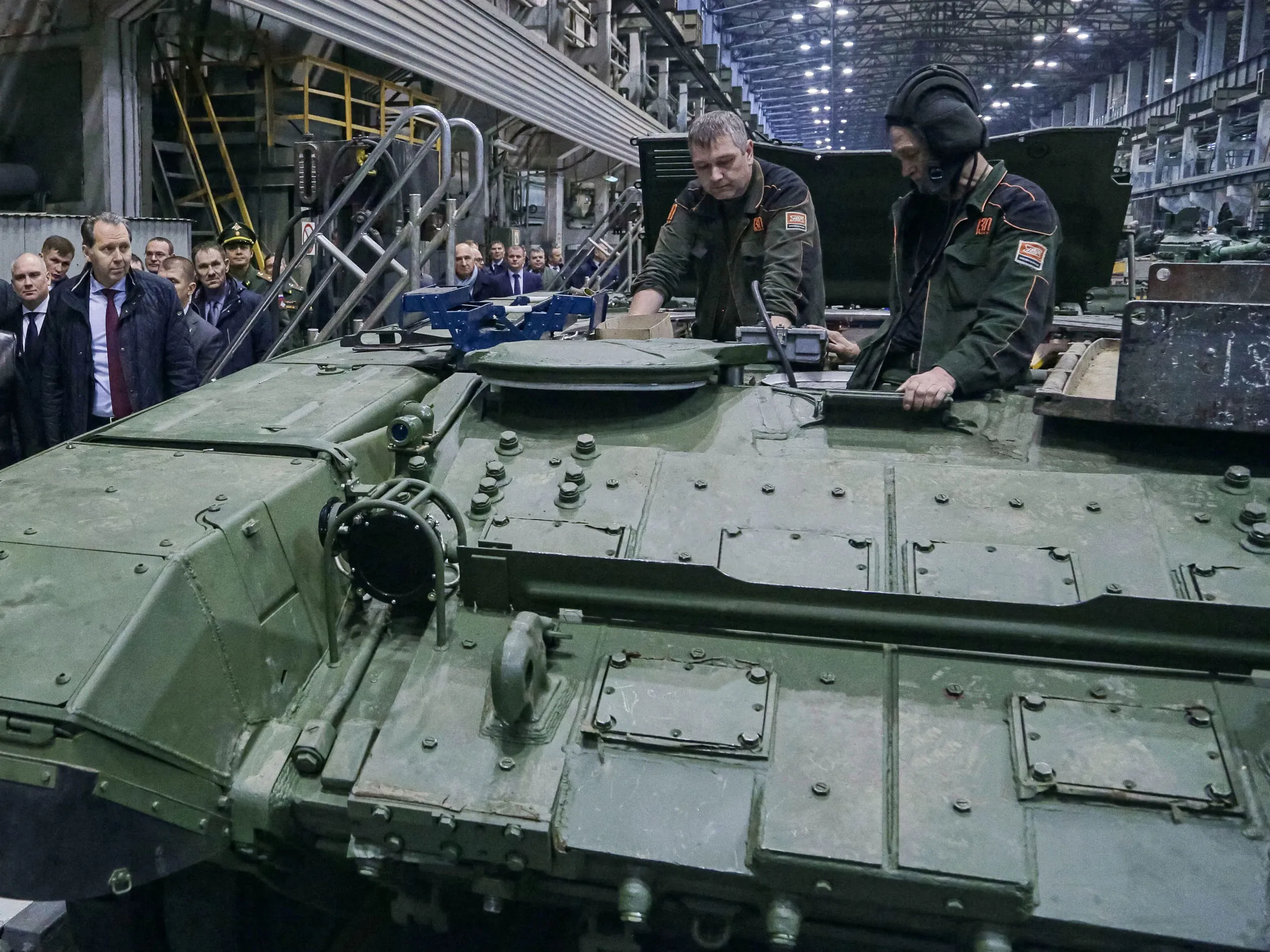 A Russian tank factory in the Urals.