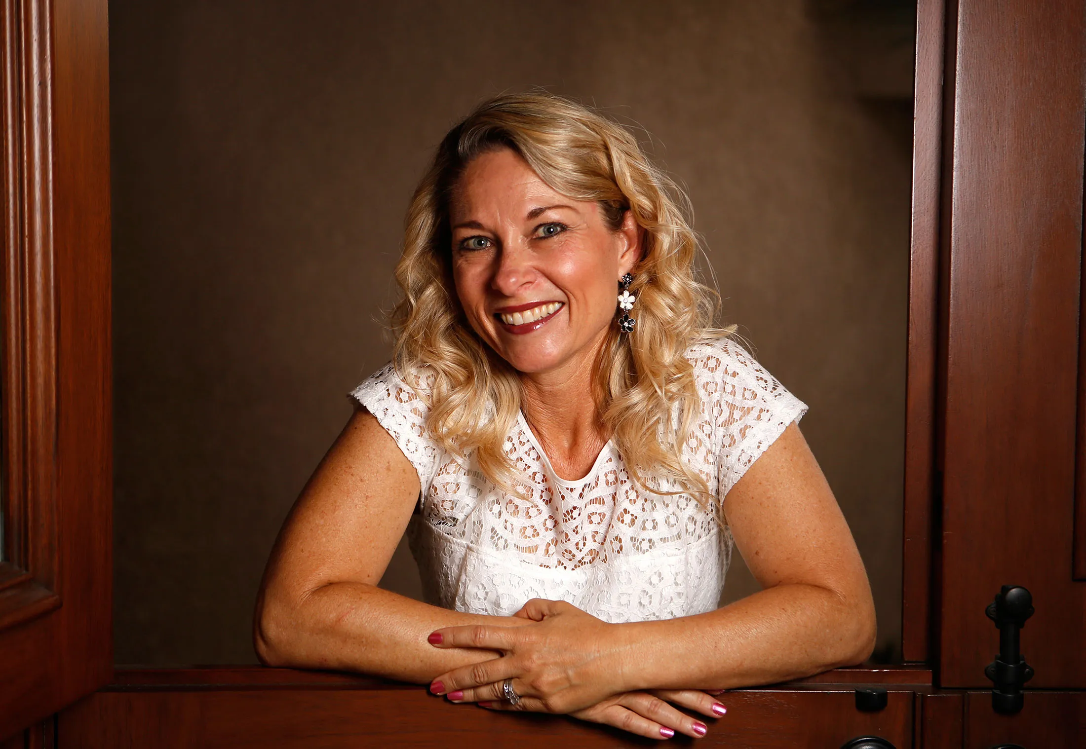 Rebecca Friedrichs at home in San Clemente, Calif., on June 30.
