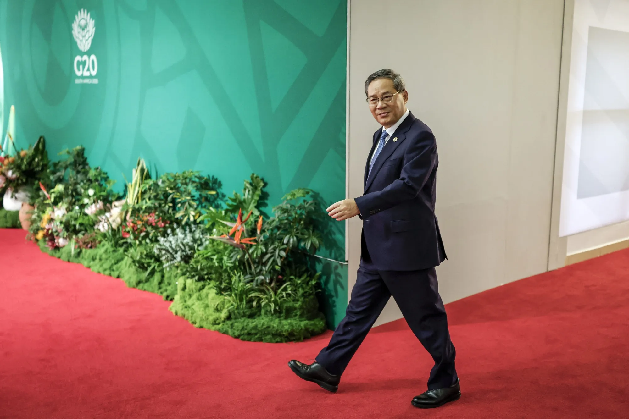 Li Qiang at the G20 Leaders’ Summit in Johannesburg on Nov. 23.