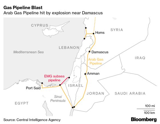 Gas Pipeline Blast Near Damascus Cuts Power Across Syria