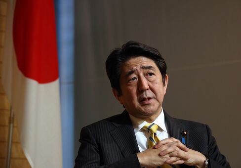 Japan's Prime Minister Shinzo Abe