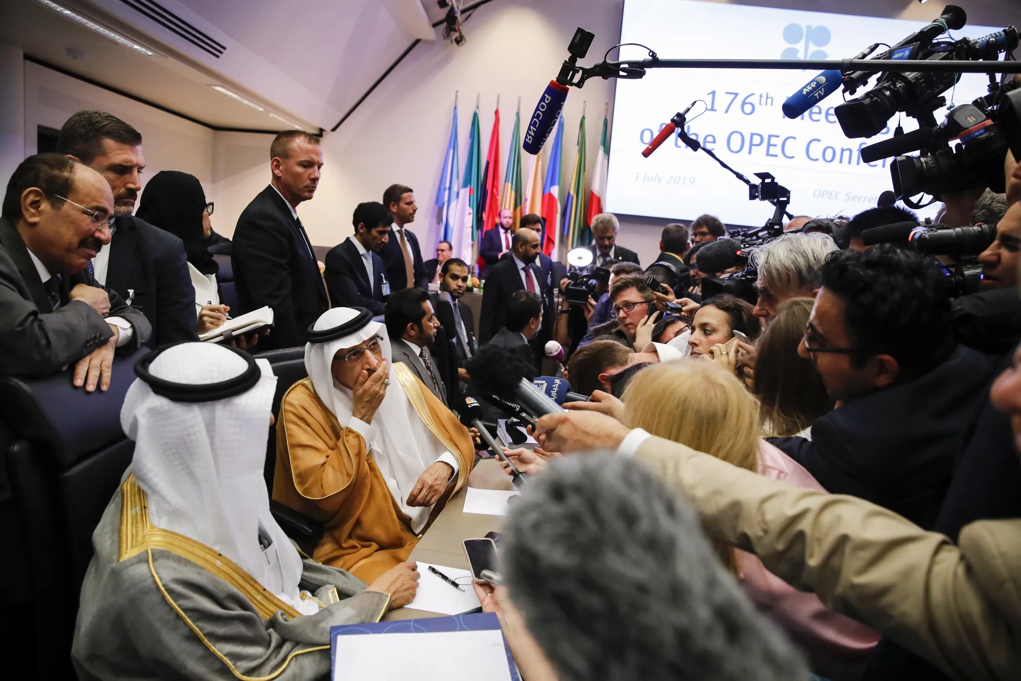 Ibrahim AlMuhanna (far left) was the power behind Saudi&nbsp;power.