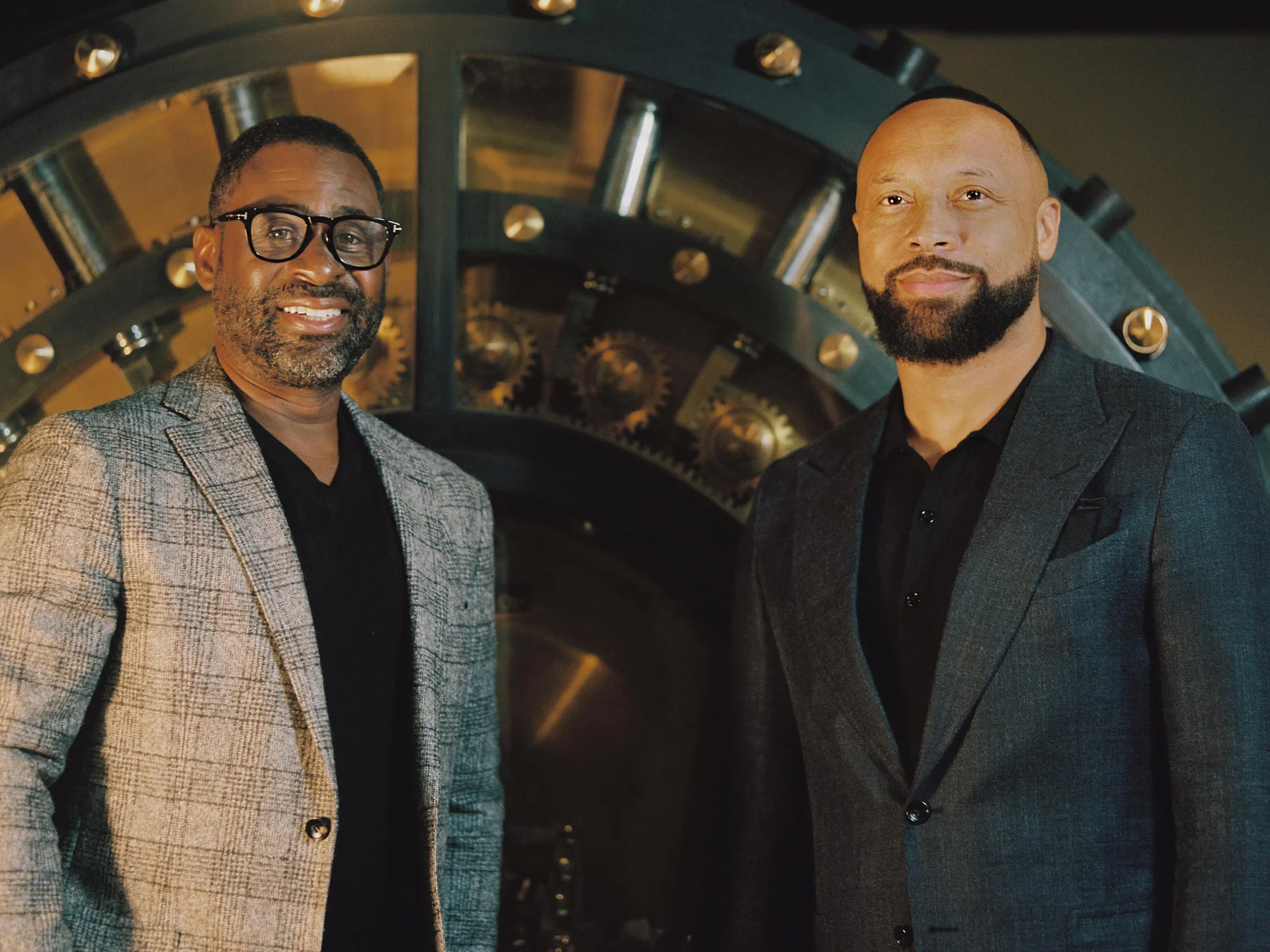 From left: Ryan Glover and Paul Judge.