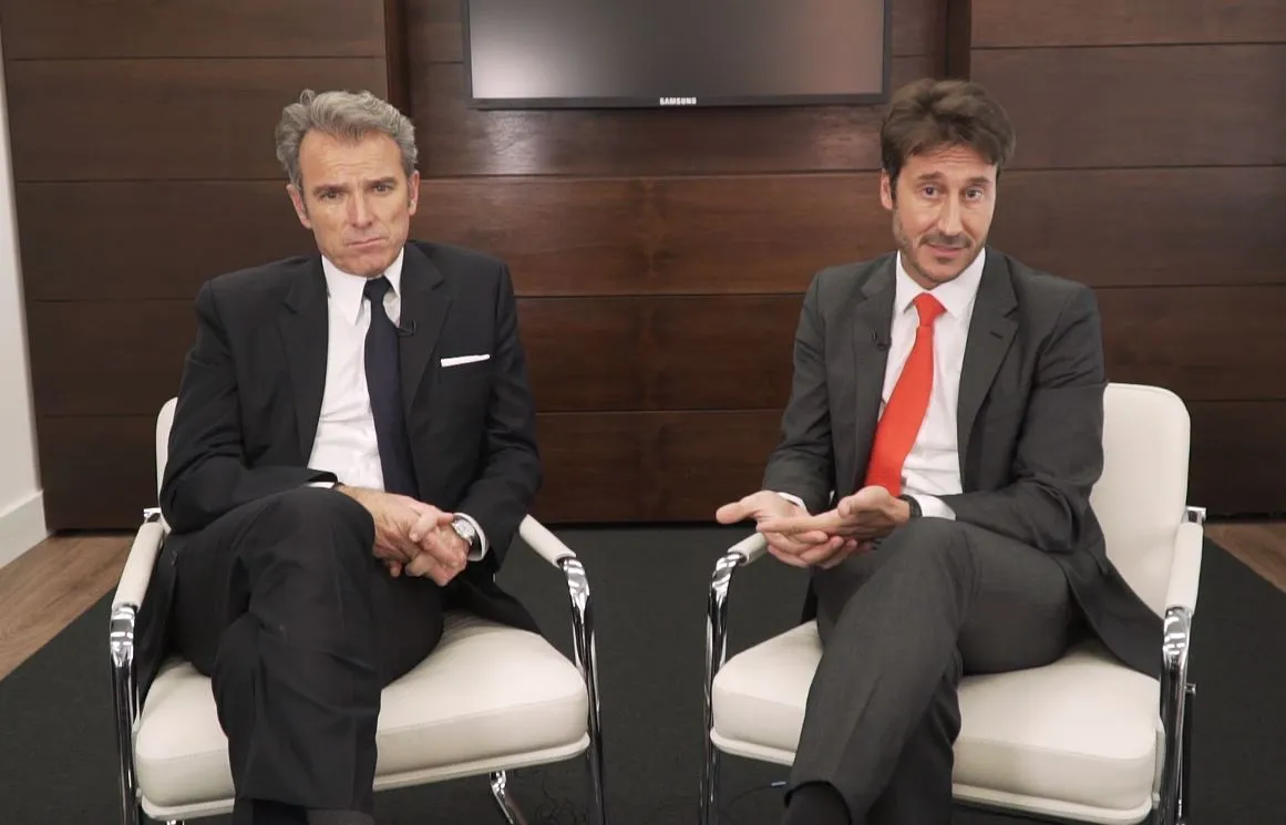 Bruno Crastes, left, and Vincent Chailley speak in the video posted to the company’s website.