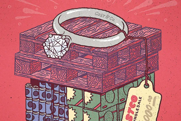 A discount engagement ring doesn’t diminish your love