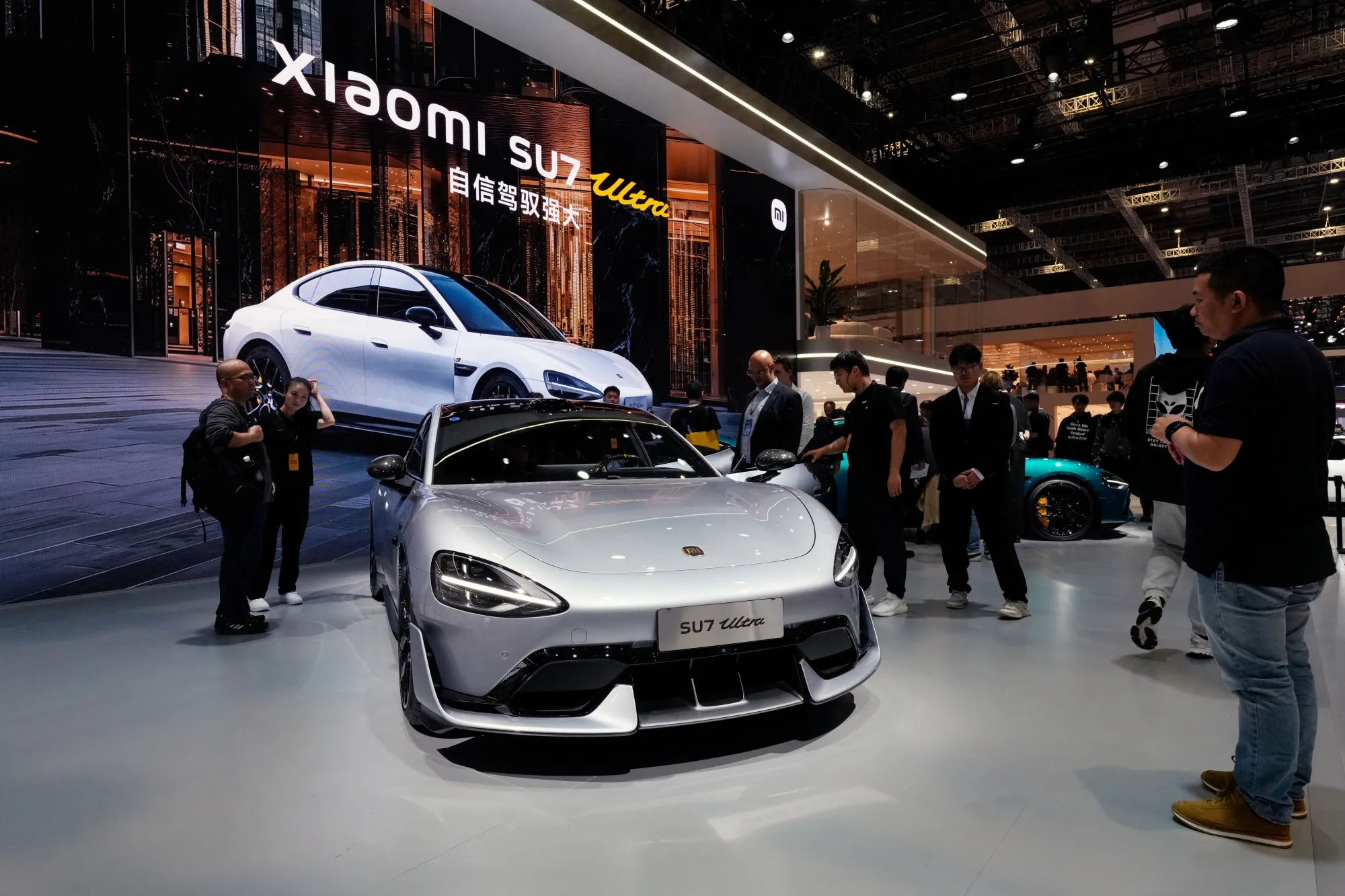 A Xiaomi Corp. SU7 Ultra electric vehicle.
