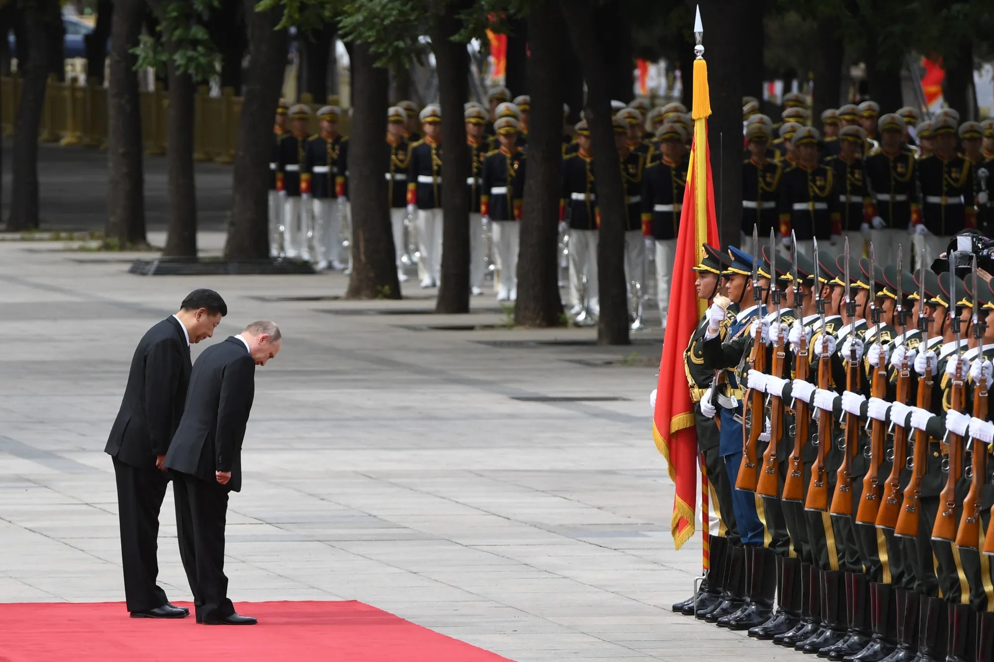 Eventually one of these guys is going to bow to the other.